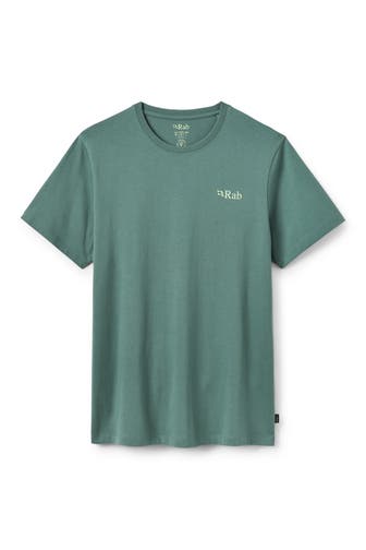 RAB T-Shirt 'Stance Strata' smaragdgrün