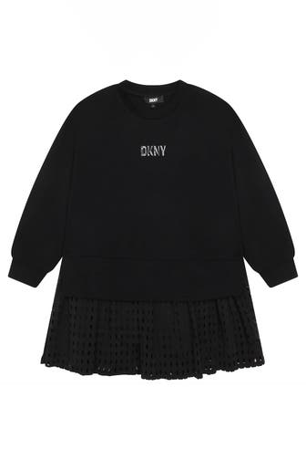 DKNY Sweatkleid schwarz