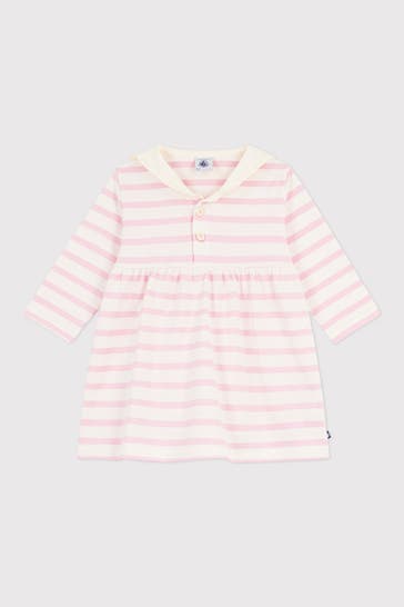 PETIT BATEAU Kleid gestreift