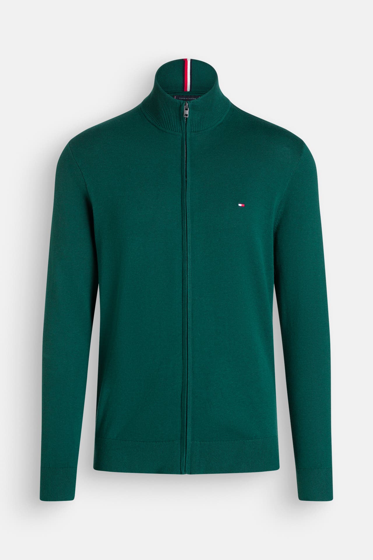 TOMMY HILFIGER Strickjacke tannengrün, Bild 1