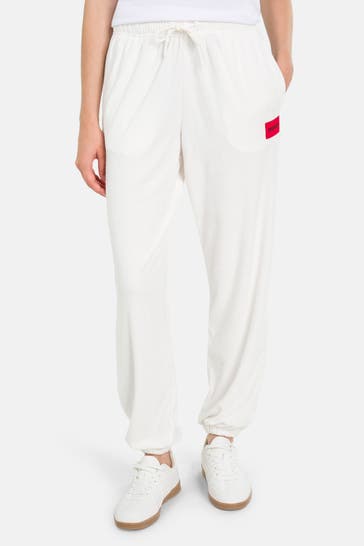 HUGO Stoffhose 'Neve' weiß