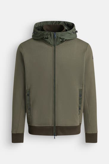 PAUL & SHARK - Sweatjacke oliv