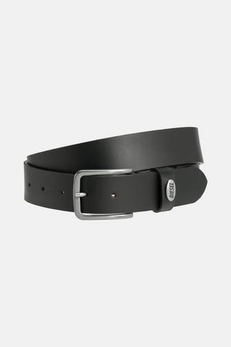 DIESEL Lederürtel schwarz