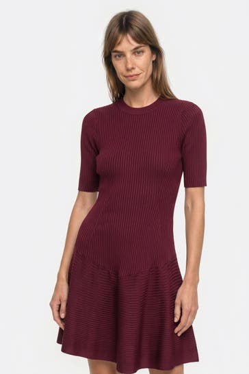 TED BAKER Minikleid 'Mahraa' burgunder
