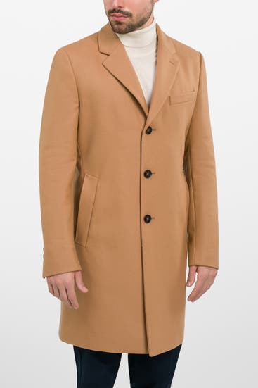 BOSS - Wollmix-Mantel camel