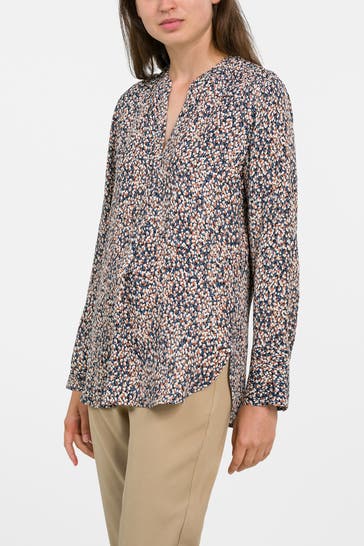 S.OLIVER BLACK LABEL Casual-Bluse gemustert 