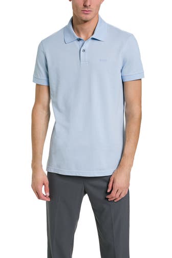 BOSS Polo-Shirt 'Firenze' hellblau