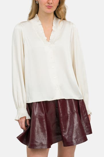 NEO NOIR Casual-Bluse ecru