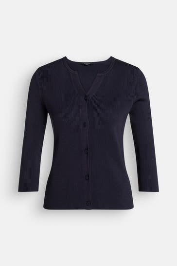 COMMA, Strickjacke nachtblau