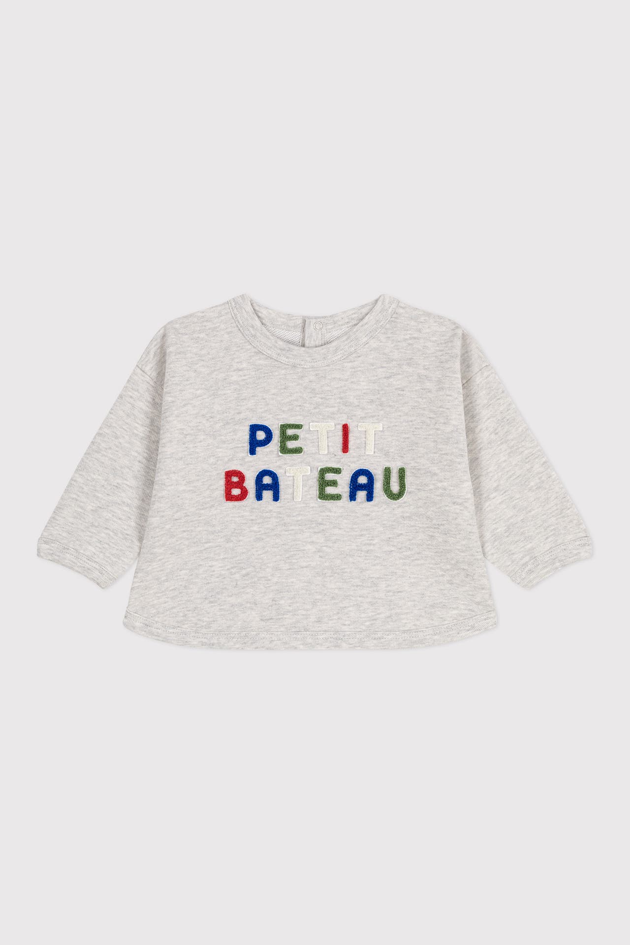 PETIT BATEAU Sweatshirt hellgrau, Bild 1