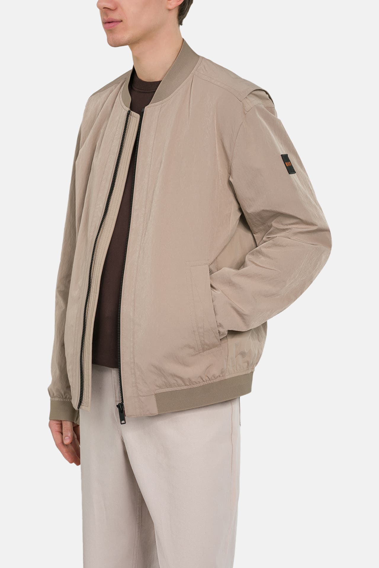 BOSS ORANGE Blouson 'Othmare' greige, Bild 1