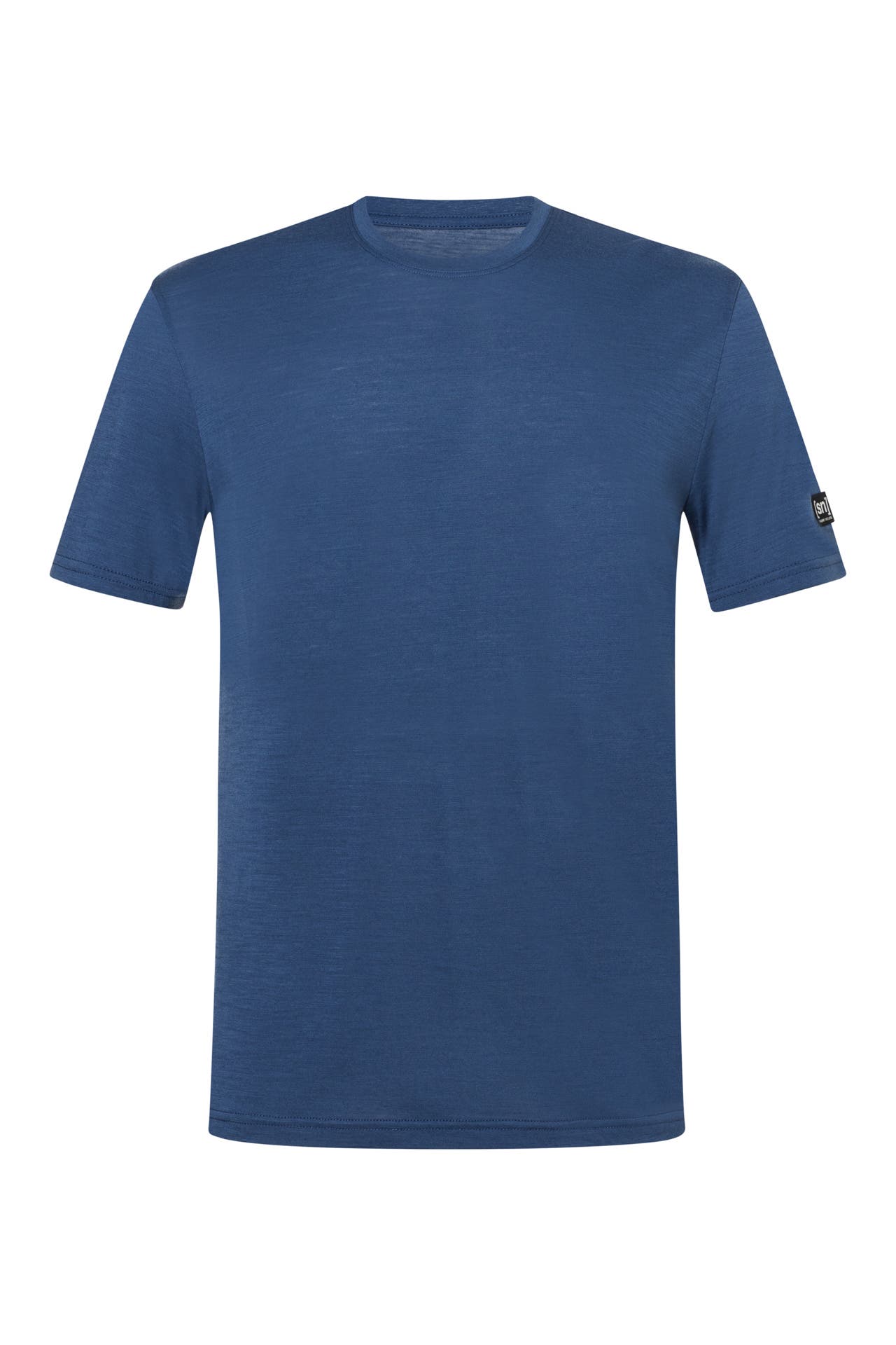 SUPER.NATURAL Wollmix-T-Shirt meerblau, Bild 1