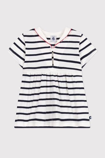PETIT BATEAU Kleid gestreift