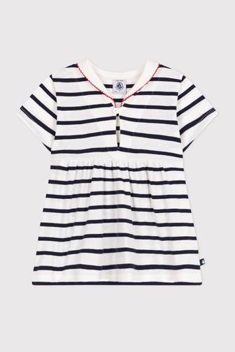 PETIT BATEAU Kleid gestreift