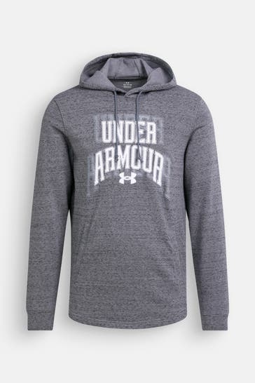 UNDER ARMOUR Hoodie 'Rival Terry' grau