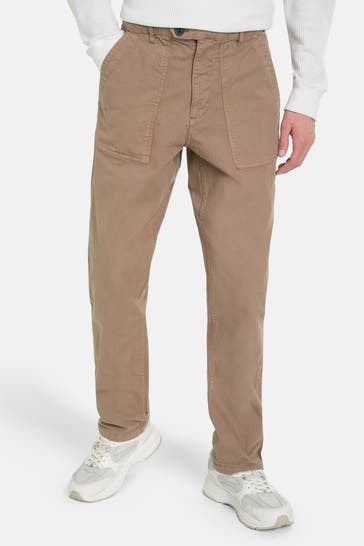 GUESS Stoffhose 'Porto' braun