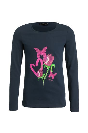 DESIGUAL Longsleeve nachtblau
