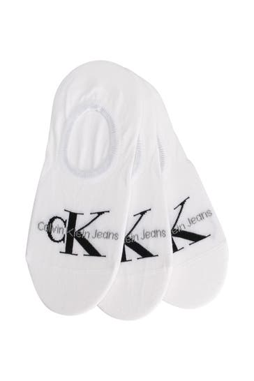 CK UNDERWEAR 3er-Pack Sneaker-Socken weiß