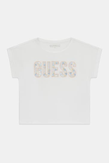 GUESS T-Shirt weiß