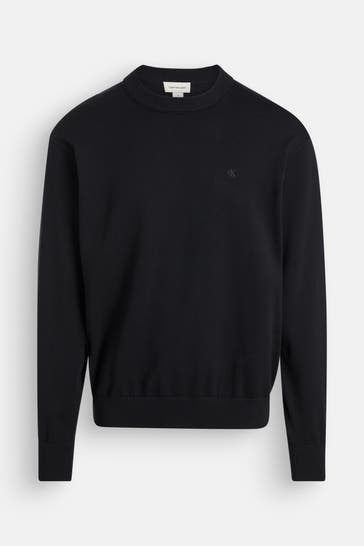 CALVIN KLEIN Strickpullover schwarz