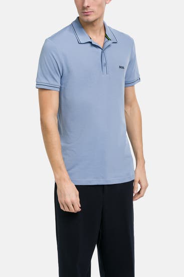 BOSS GREEN - Polo-Shirt 'Paule' taubenblau