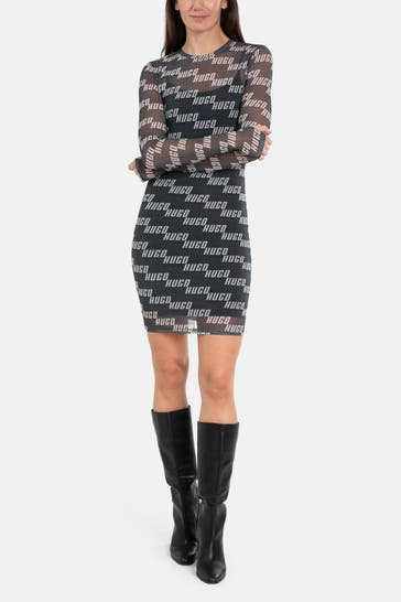 HUGO Minikleid 'Nelonie' gemustert