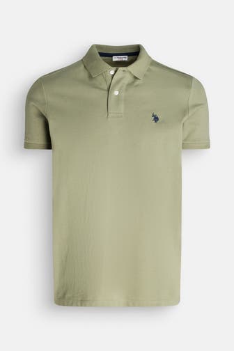 U.S. POLO ASSN. Polo-Shirt graugrün