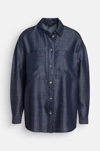 ARMANI EXCHANGE Casual-Bluse dunkelblau