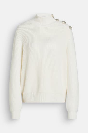 RIANI Wollpullover ecru