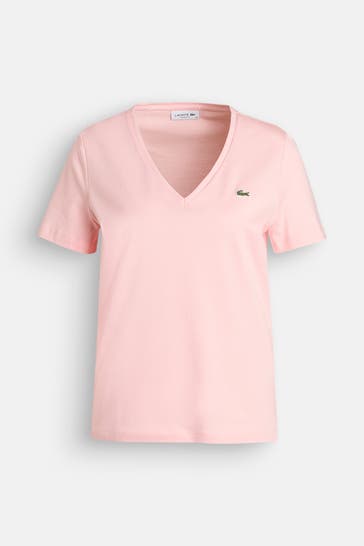 LACOSTE T-Shirt rosa