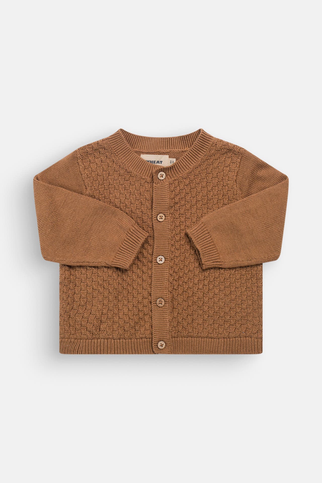 WHEAT Cardigan 'Siggi' cognac, Bild 1