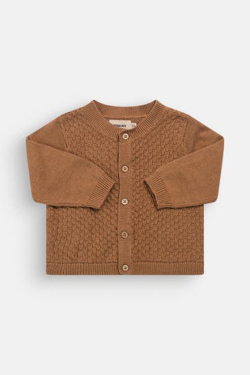 WHEAT Cardigan 'Siggi' cognac