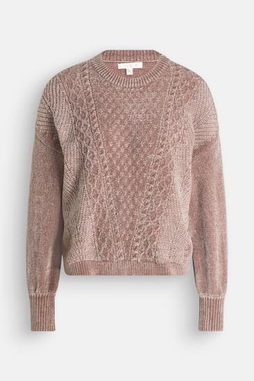 GUESS Strickpullover 'Seto' hellbraun
