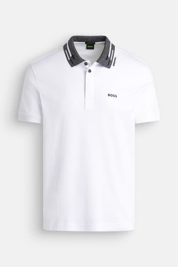 BOSS - Polo-Shirt 'Paddy' weiß