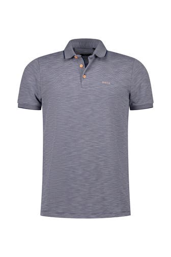 NEW ZEALAND AUCKLAND Polo-Shirt gemustert Regular Fit