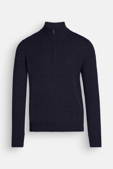 SUPERDRY Strick-Troyer dunkelblau