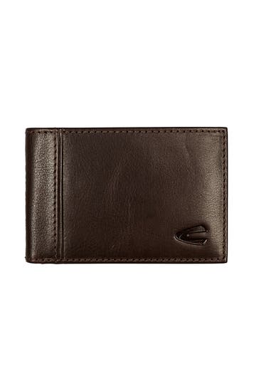 CAMEL ACTIVE Ledergeldbörse 'Pine Horizontal' dunkelbraun