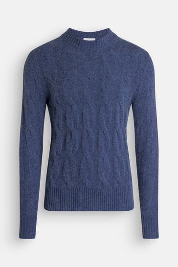 FTC Kaschmirpullover dunkelblau