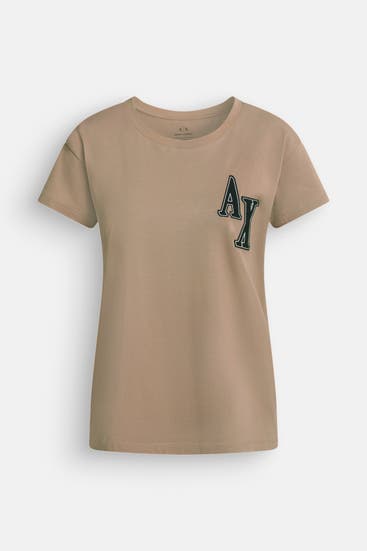 ARMANI EXCHANGE - T-Shirt hellbraun