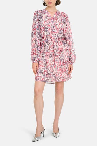 BOSS Midikleid 'Ditissy' gemustert