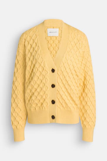 GANT Strickjacke gelb