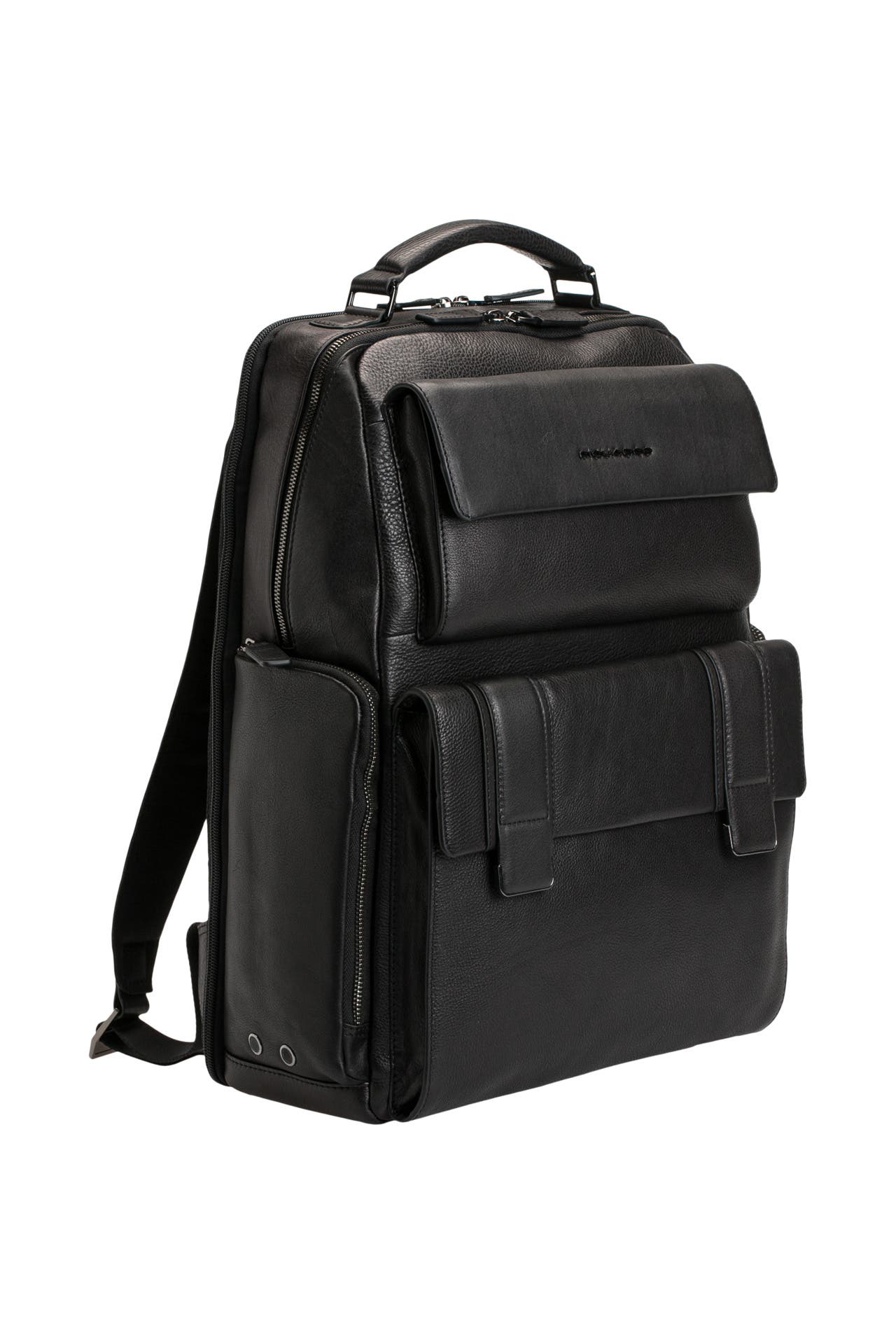 PIQUADRO Lederrucksack schwarz » günstig online kaufen | Outletcity