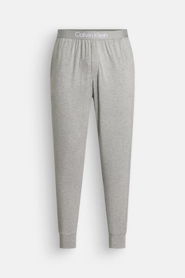 CALVIN KLEIN Pyjamahose hellgrau