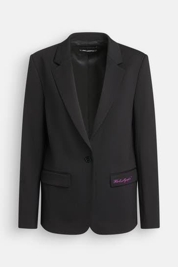 KARL LAGERFELD Blazer schwarz