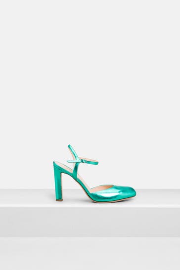 AGL Pumps metallic grün