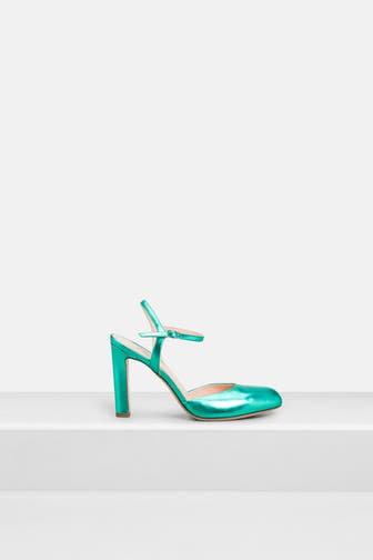 AGL Pumps metallic grün