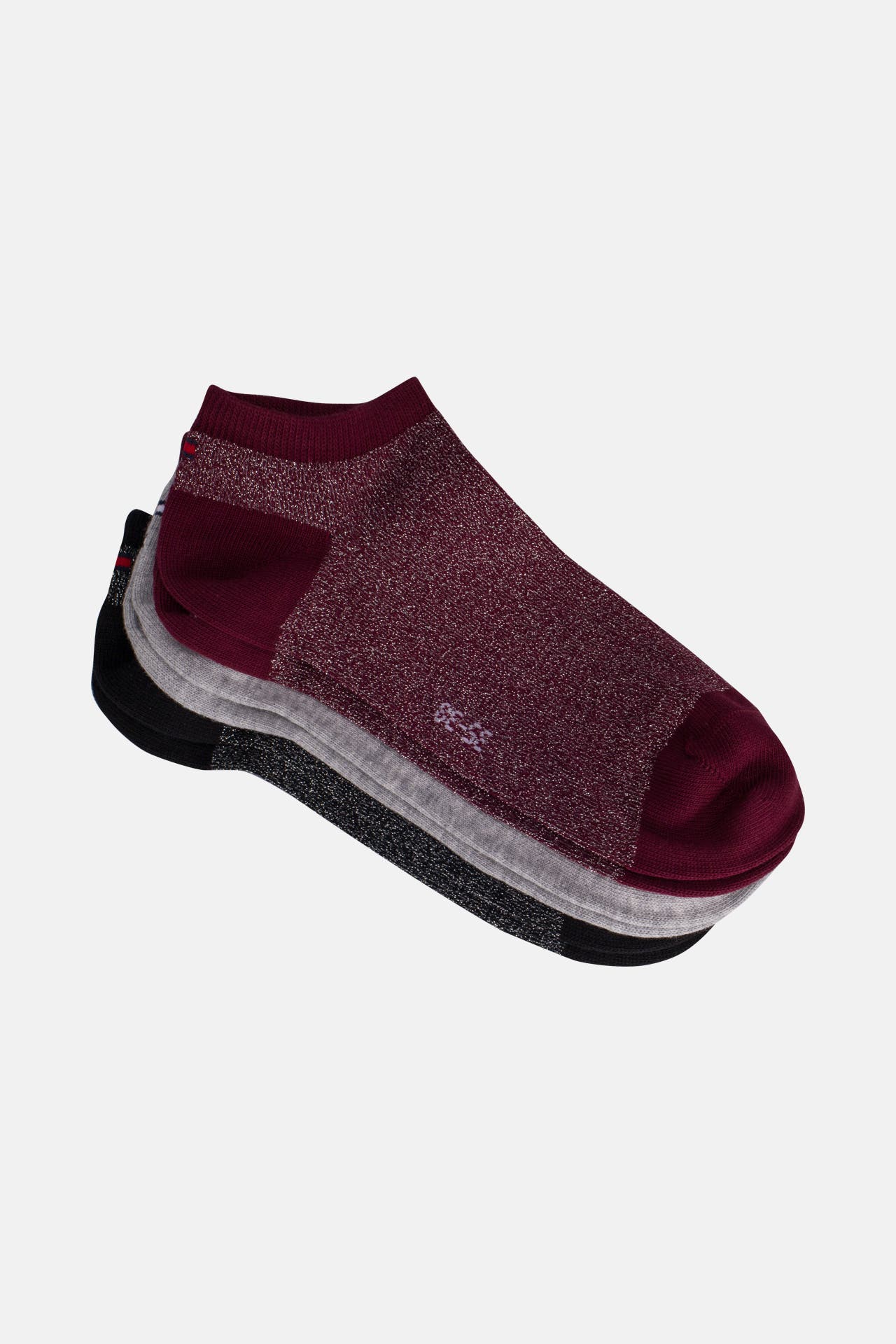 TOMMY HILFIGER 3er-Pack Sneaker-Socken mehrfarbig, Bild 1
