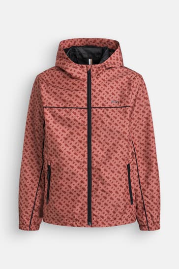 BOSS Übergangsjacke braun gemustert