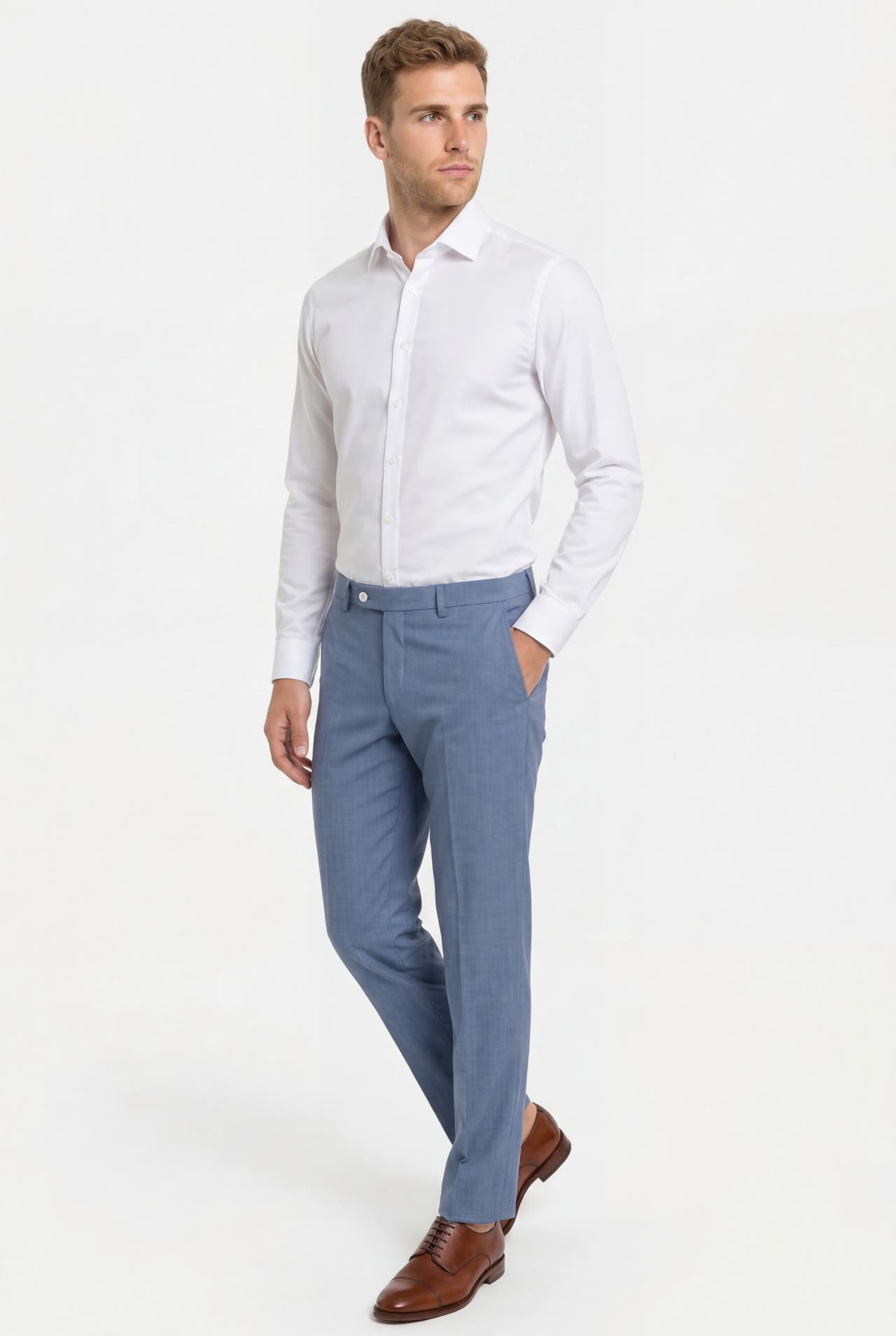BALDESSARINI Stoffhose graublau, Bild 1