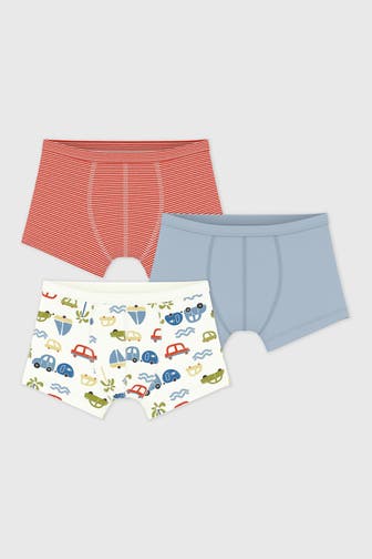 PETIT BATEAU 3er Pack Boxershorts mehrfarbig